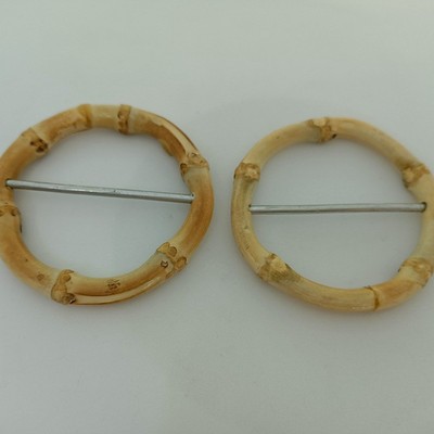 2021年新款森宏腰帶配件內徑5CM竹日字扣 鞋材配件竹扣小竹日字扣