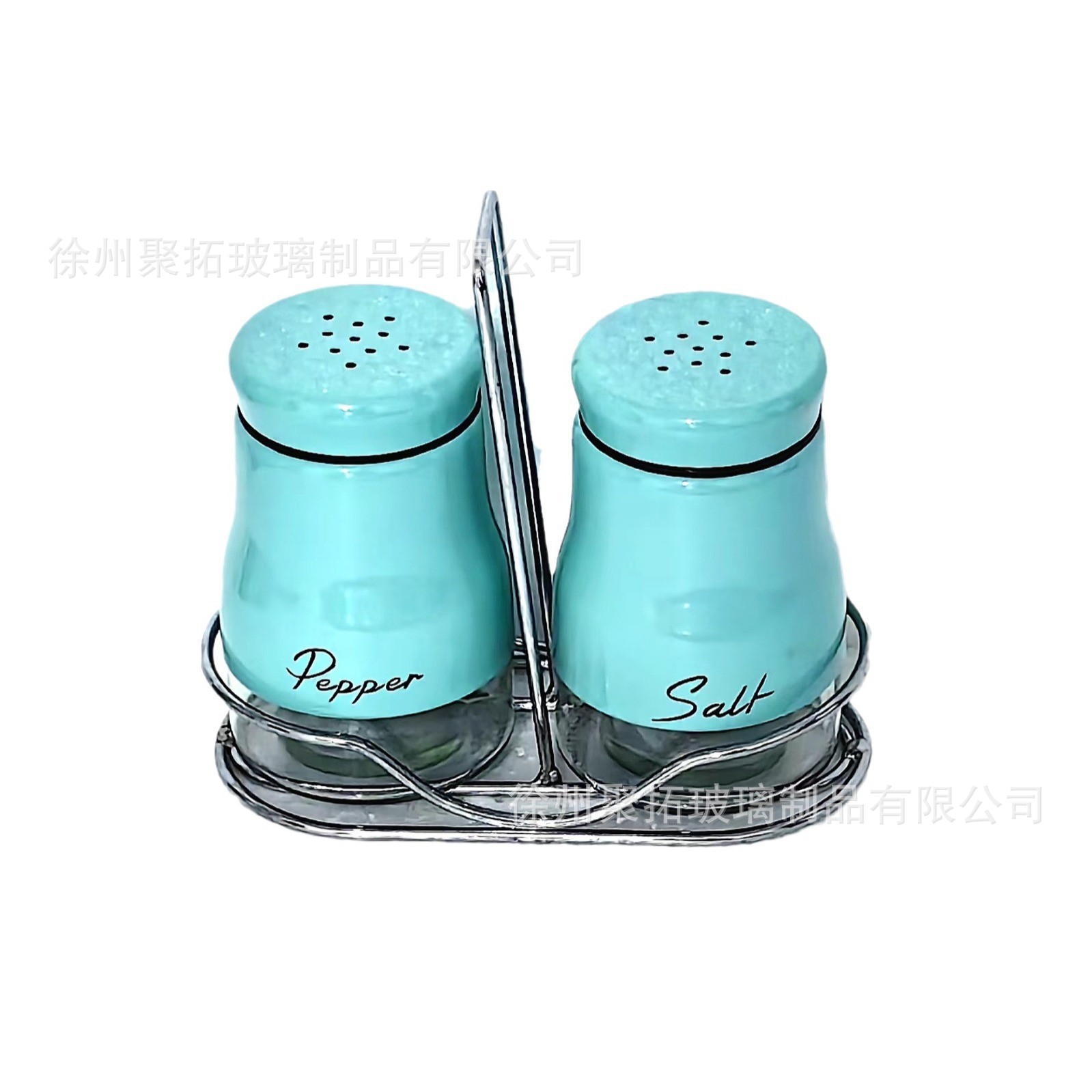 선반이있는 파란색