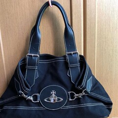 中古西太后土星托特包单肩腋下包女包西太后购物袋薇薇安牛仔包
