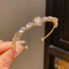 73# Open Bracelet-Gold-Flower Drops