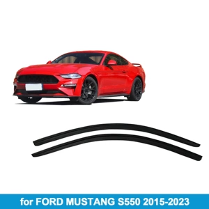 Suitable for Ford Ford Mustang 2015-2023 Rain Shield Side Window Deflector Rain Eyebrow Thickened Light-Transmitting