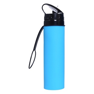 Amazon Hot Sale Shatterproof Silicone Water Bottle Outdoor Sports Silicone Water Cup Creative Bicycle Riding Water Bottle