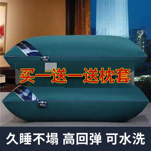 Five-star Hotel Special Pillow Case and Pillow Core Set Adult Neck Pillow to Help Sleep Household Pair Full Head