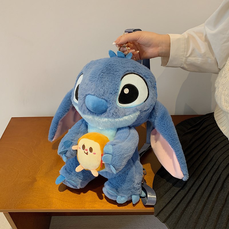 Pequeña venta al por mayor Stitzi felpa dibujos animados mochila niña linda ins bandolera regalo para padres e hijos image 31