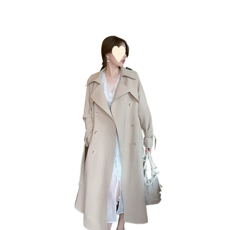 Длинная броня, осеннее trench coat, пиджак, до талии, для подростков