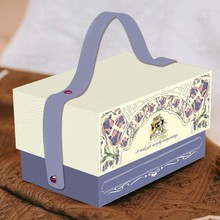 免折叠喜糖盒欧式婚礼手提糖盒子结婚糖果包装盒桌糖包糖纸盒