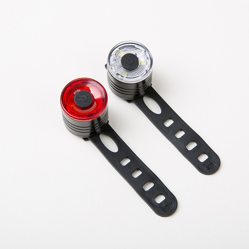 New high-brightness portable aluminum alloy bicycle tail light set outdoor night riding light lighting equipment manufacturer wholesale