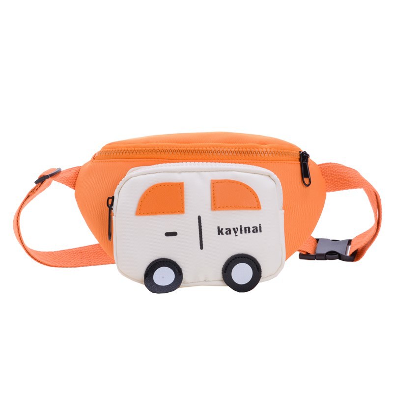 Cartoon coches para niños y niñas bolsas de pecho lindas y interesantes bolsas de cintura de niños nuevos bolsos de comercio exterior para niños
