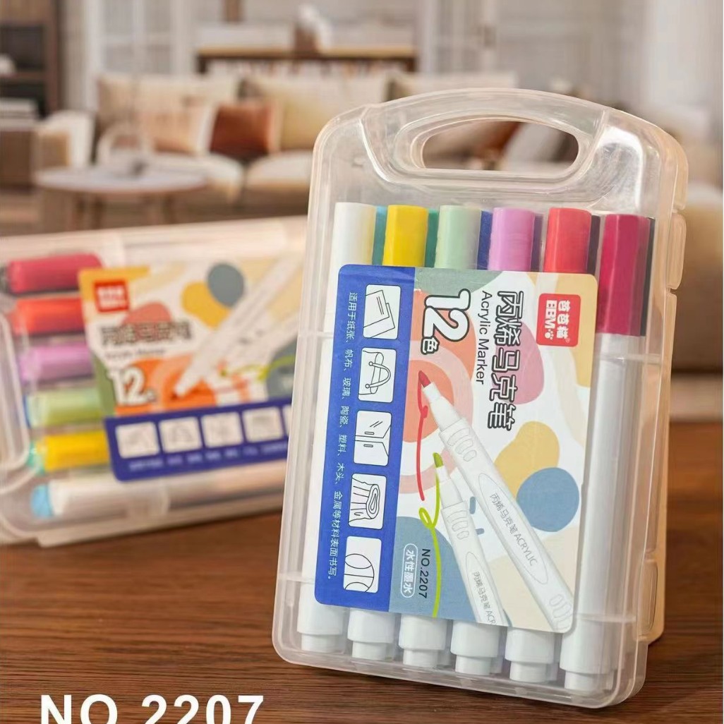 Acrílico marcador arte color graffiti mano cuenta marcador pintura a base de agua pluma DIY pintura pluma de acrílico