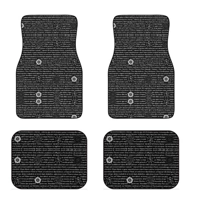 Retro Nordic Style Car Floor – Avtomobil döşəmə paspasları - dsn-foot-pad-66-3344cm-two-piece-set