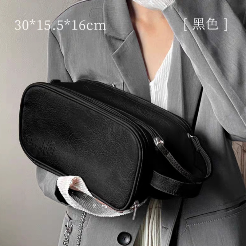 Bolsa de cosméticos súper popular para mujeres de gran capacidad portátil de viaje 2023 nuevo cepillo de maquillaje de alta calidad bolsa de almacenamiento de artículos de tocador