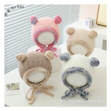 ��ͯᘿ�ñС���r�м�ɫ��߅�pë���ﶬ��Ůͯ���Lϵ�����^ñ