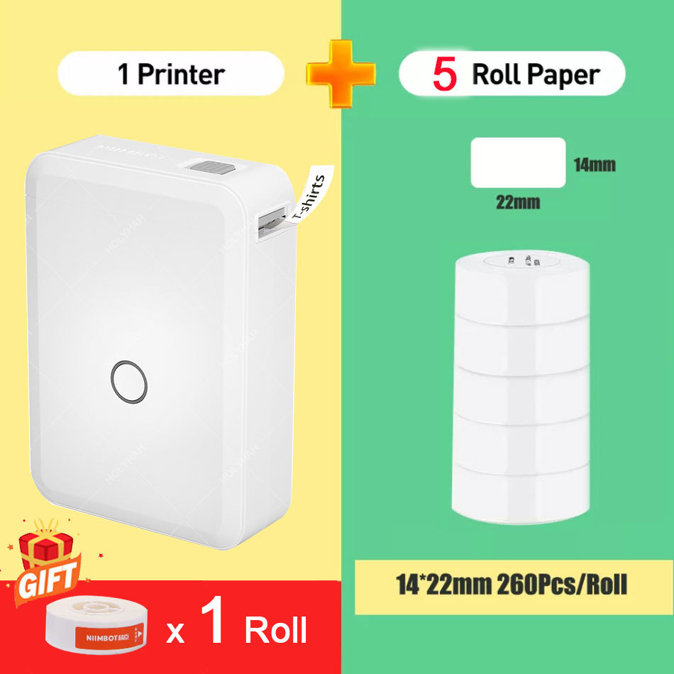 Jingchen D110 Home Thermal Sticker Price Label Printer Portable Mini Bluetooth Label Printer