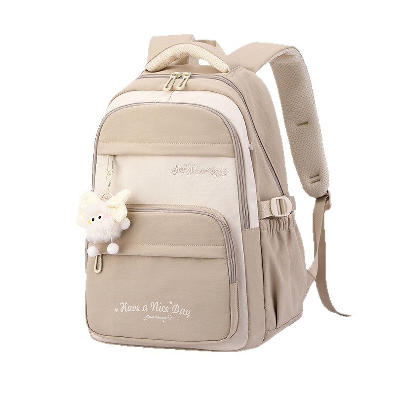 25 nueva mochila multifuncional ligera mochila de escuela secundaria de alta calidad, mochila resistente al agua de reducción de presión
