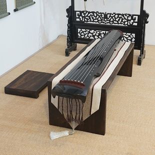 Solid Wood Guqin Resonance Table, Knee Table, Chinese Studies Table, Calligraphy Table, Tatami Table, Low Table, Fuxi-Style Folding Table and Stool