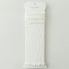 23365 combed cotton calf socks white