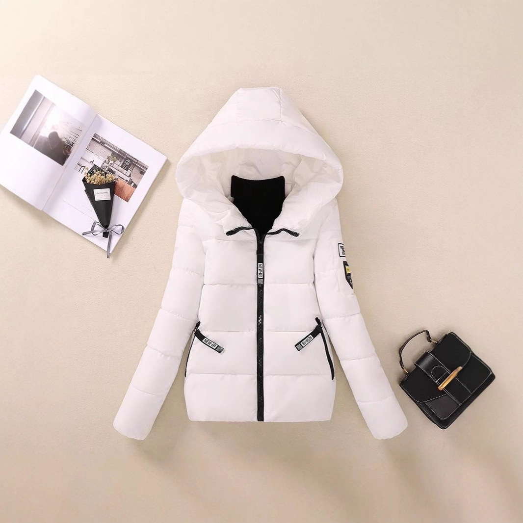 Women's down Jacket 2025 Autumn and Winter New Large Size Student Korean Style Hooded Thickeneded Cotton Jacket Women's Jacket Korean Style