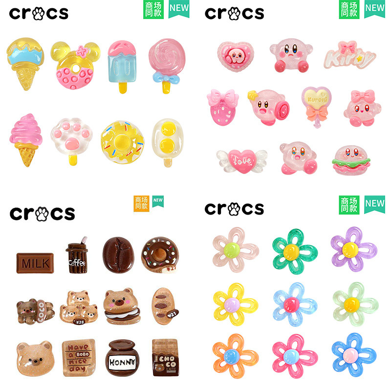 [Spot Straight Hair] Sausage Mouth Funny Girl Cave Shoe Buckle diy Zhibi Star Cheese Cheese Shoe Buckle