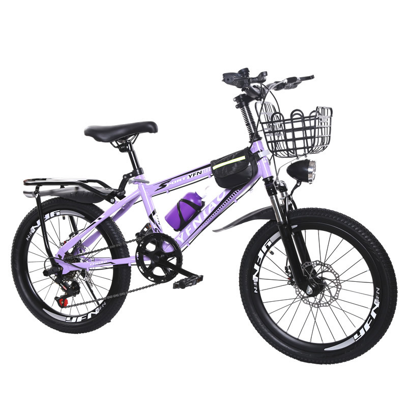 新しい子供用自転車マウンテンバイクディスクブレーキ衝撃吸収可変速車男の子と女の子小学生自転車自転車可変速|undefined