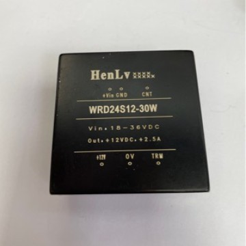 HenLv模块电源 WRD24S12-30W  隔离稳压DC-DC恒率24V转05V原装