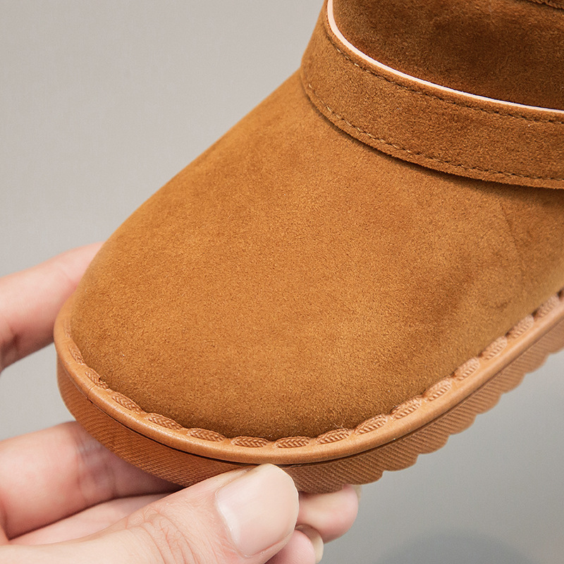 2023 Talvi Lasten Lumisaappaat Tyttöjen Kengät Uudet Talvisaappaat Poikien Saappaat Vauvan Pehmo Paksutettu Puuvillakengät_voghion.com