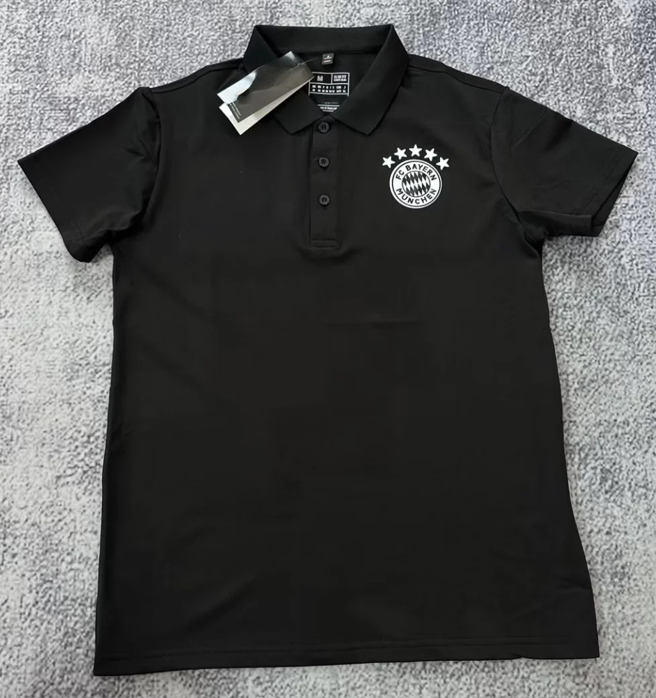 adidas FC Bayern Munich Polo Shirt Black