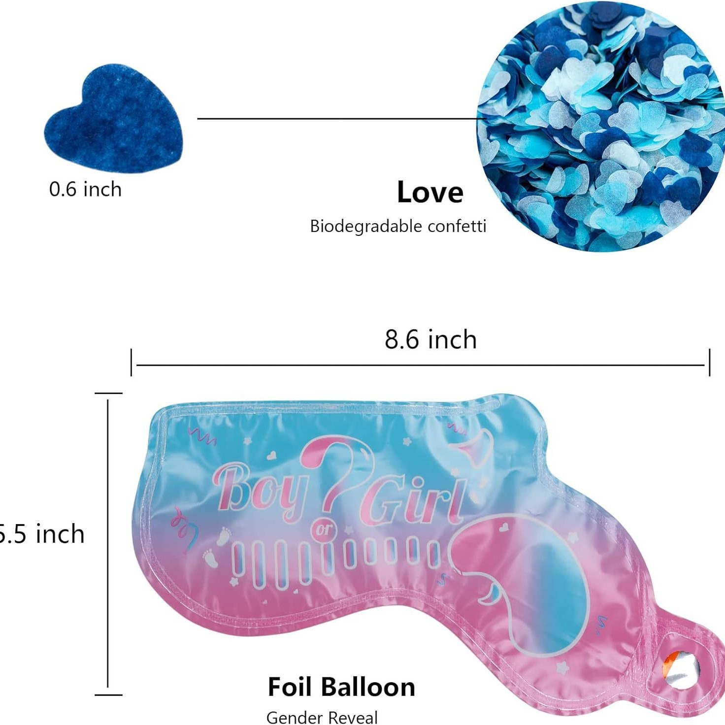 El nuevo palo de fuegos artificiales inflable automático de Amazon revela el género de la fiesta de saludo de la fiesta con la pistola de la atmósfera de la boda