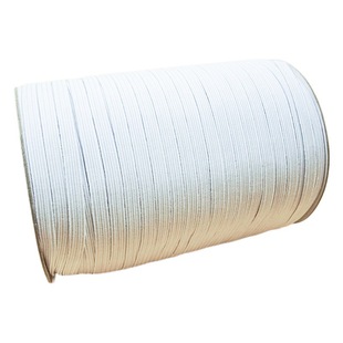 Factory Direct braid narrow edge elastic band flat elastic band White black horse running elastic band