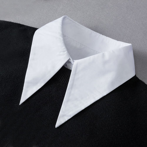 Fake collar women's versatile fake collar sweater shirt pointed collar fake collar white fashion multifunctional women's collar summer