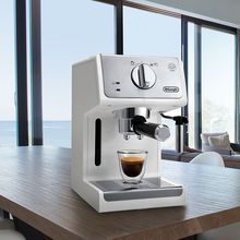 奶打咖啡泡咖啡机拉热用意花龙自动ECP33家用适用半自动式德21