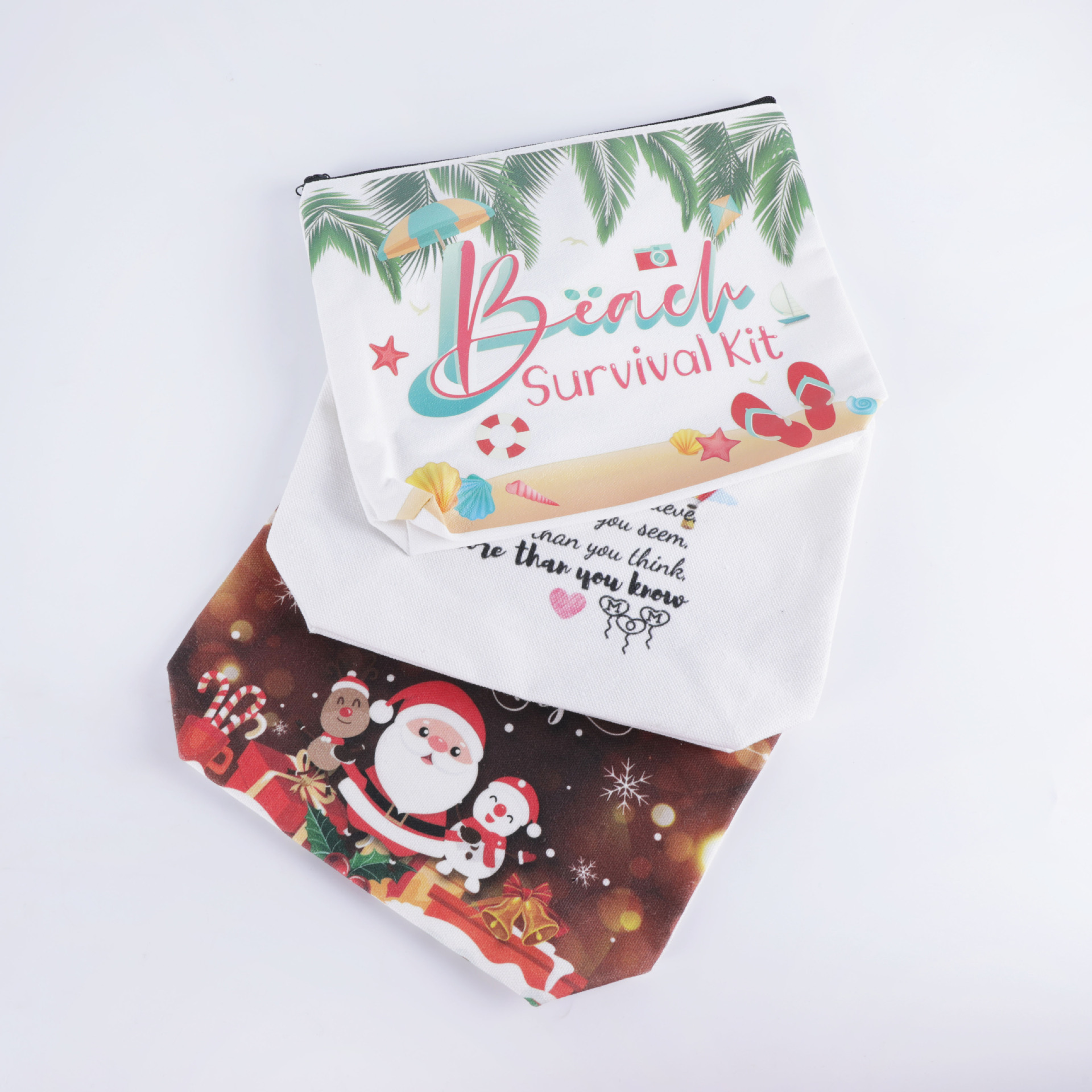 Wow bolsa de lápices de lona personalizada para estudiantes bolsa de almacenamiento de lápiz en blanco patrón creativo bolsa de lona con cremallera bolsa de cosméticos