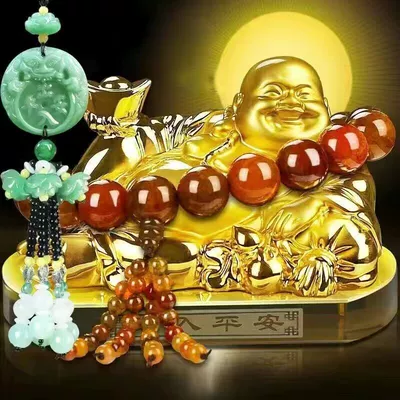 Car ornaments – Men's and Women's Car Ornaments - maitreya-dragon-bead-jade-pendant