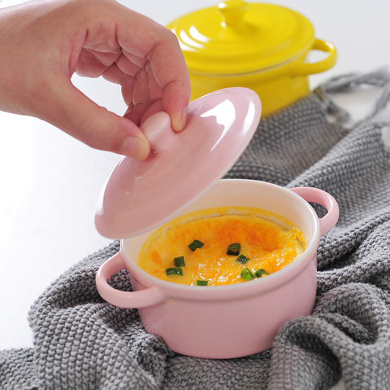 正常发货 蛋羹碗双皮奶碗带盖汤盅双耳汤碗布丁宝宝蒸蛋碗甜品碗