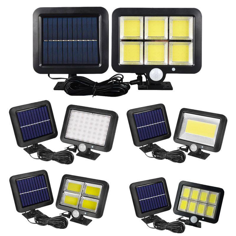 Split travel induction sconce solar-powered for gazebo