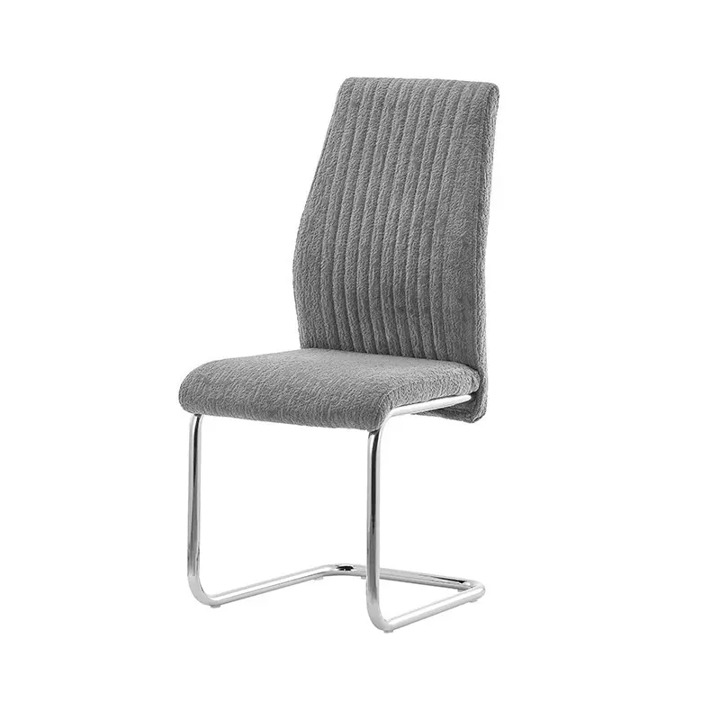 dining chair亚马逊轻奢餐椅高级感洽谈椅现代简约弓形靠背椅