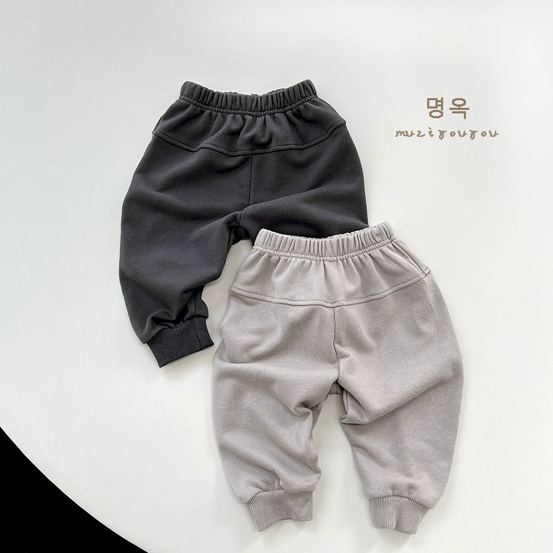 Autumn children's sports trousers for leisure for men and women, Korean style, oversize