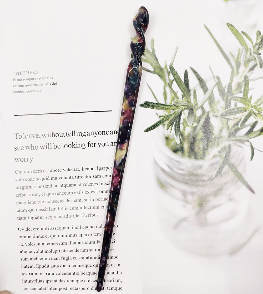 10g Weight Hairpin Hair Accessories Type 1 Piece Quantity Daily, Street Occasion Acetic acid sheets Material Geometric Pattern Women's Gender Simple Style Style Women's Simple Style Geometric Acetic Acid Sheets Hairpin 4