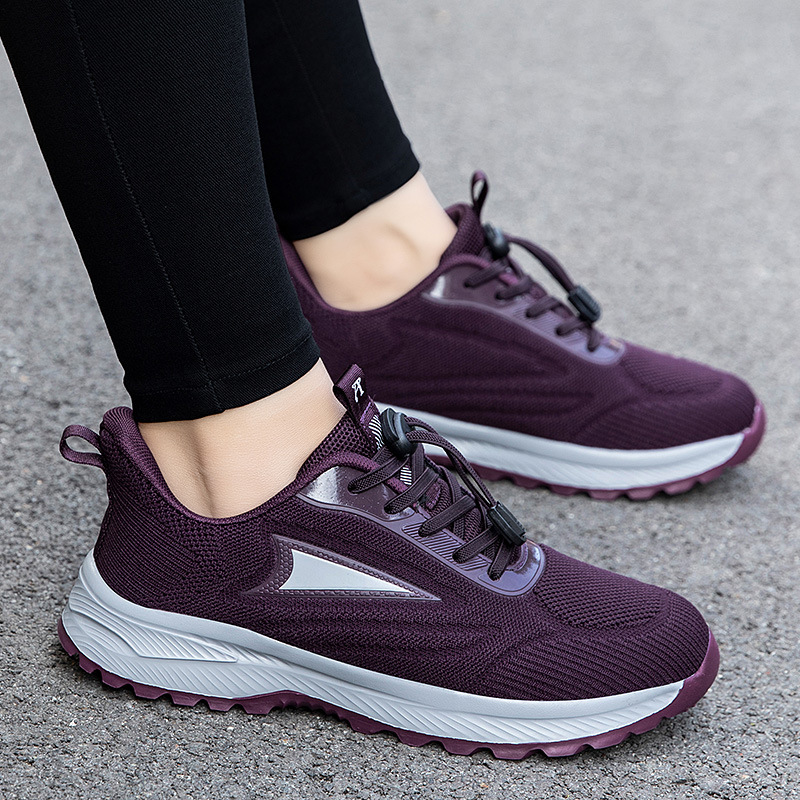 正品牌足老人鞋旗舰店女中老年健步运动鞋春季防滑轻便软底妈妈鞋