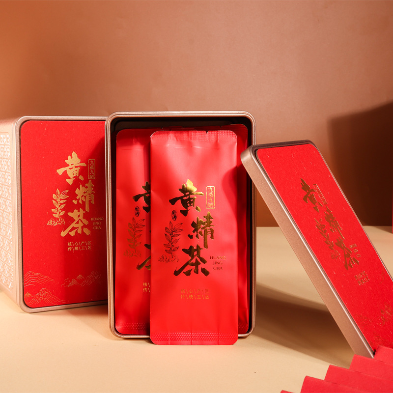 Huangjing Tea Polygonatum Gift Box 200g Loose Steamed and Sun-Dried Herbal Tea for Mid-Autumn Gifting quality and texture
