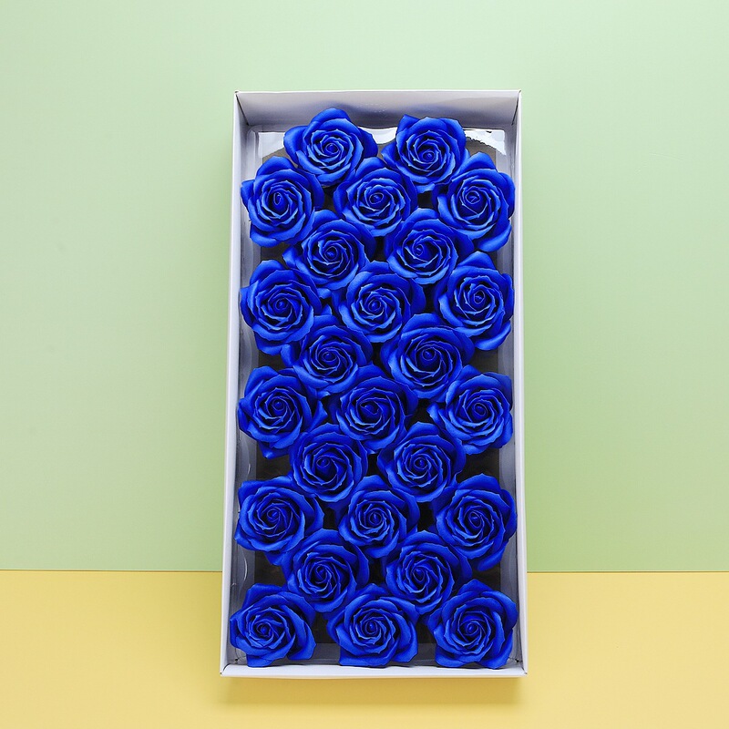 五層の石鹸の花の頭のシミュレーションのバラの手のギフトボックスの装飾の卸売りのバラの永遠の命の石鹸の花の工場は供給します。|undefined