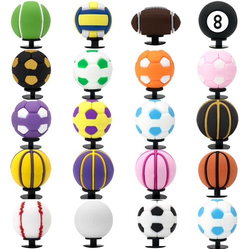 3D Stereo Hole Shoes Decorative Accessories, Shoe Flowers, Shoe Clips, Creative Football Basketball Volleyball