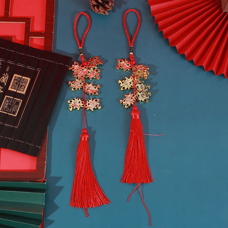 Tarjeta de felicitación del año del caballo, tarjeta de bronceado de oro, tarjeta de felicitación de Año Nuevo, tarjeta de orquídea de mariposa, tarjeta de bonsai