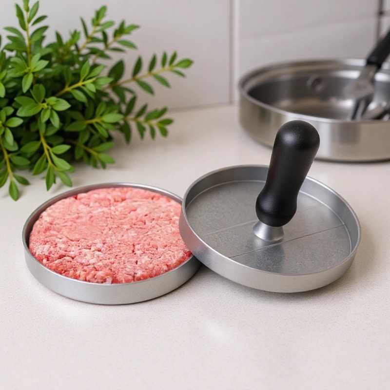 Prensador de carne transfronterizo, prensador de carne, molde de prensado de carne, relleno de carne, utensilios de cocina domésticos