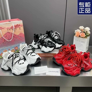 欧货松糕厚底复古做旧老爹鞋女2026四季新款爆款时尚休闲运动鞋潮