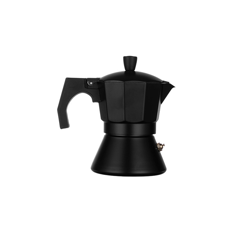 [Yixing] Aluminum coffee pot spray color compound bottom pot household induction cooker Moka pot wholesale