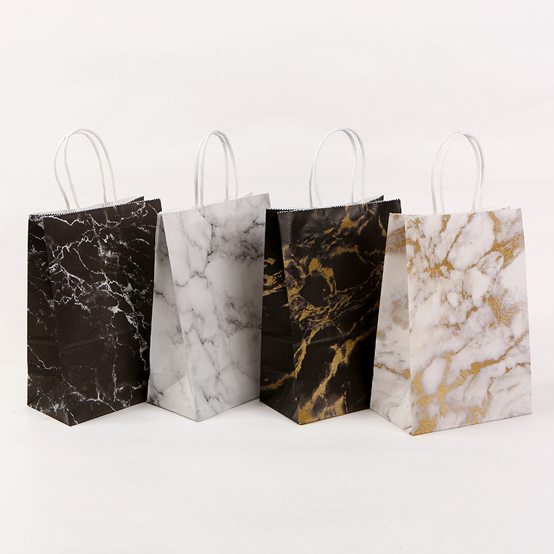 Kraft Paper Marble Series Creative Handb...