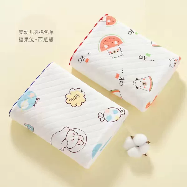 Newborn Knitted Swaddle Blanket for Hospital Use, Anti-Startle Wrap, Autumn and Winter Three-Layer Thickened Baby Swaddle