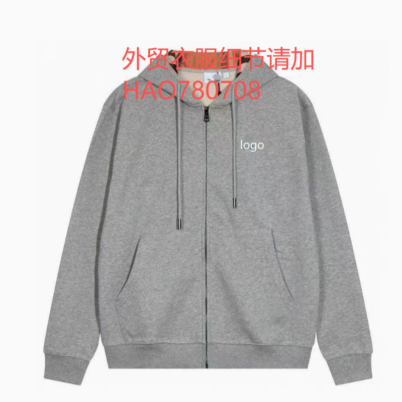 Cross-Border European and American High-Quality British-Style Retro Plaid Hooded Women's Sweatshirt with Fleece Lining and Embroidery + Logo Cross-Border European and American High-Quality British-Style Retro Plaid Hooded Women's Sweatshirt with Fleece Lining and Embroidery + Logo