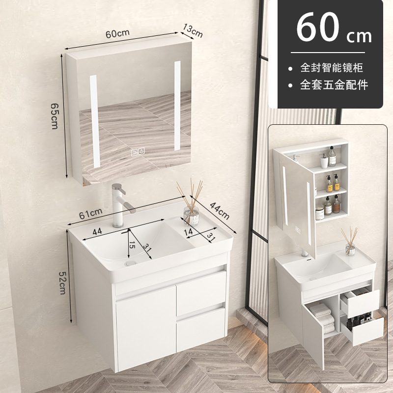 gabinete de baño de madera sólida baños cerámicos todo en una bañera lavabo tipo pared lavabo gabinete combinación lavabo grande lavabo