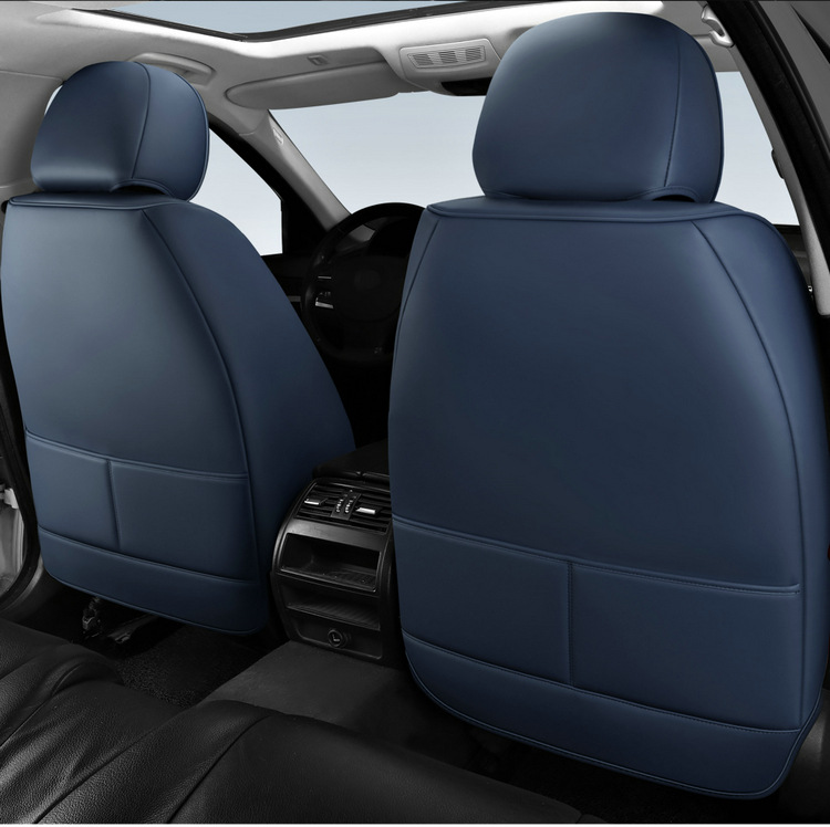 All-Inclusive Full Leather Four-Season Universal Car Seat Cushion Summer Leather Seat Cushion Cross-Border Amazon Wholesale Cool and Comfortable